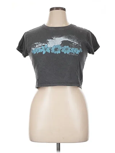 Pre-owned O'neill Short Sleeve T-shirt In Gray