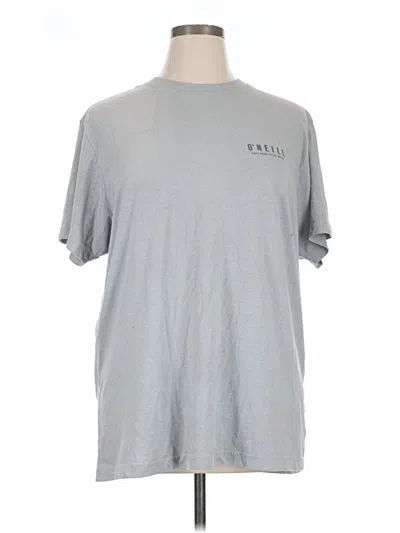 Pre-owned O'neill Short Sleeve T-shirt In Gray