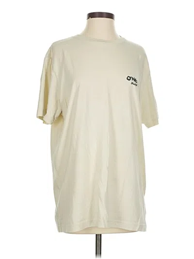 Pre-owned O'neill Short Sleeve T-shirt In White