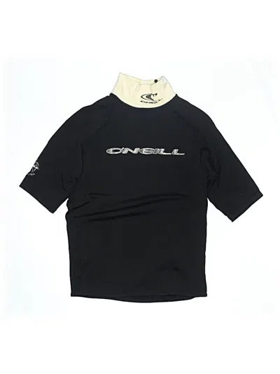 Pre-owned O'neill Kids' Short Sleeve Turtleneck In Black