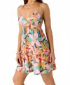 O'neill Simone Floral Babydoll Minidress In Multi