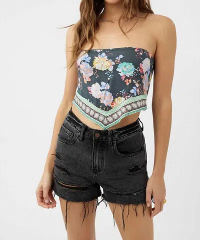 O'neill Skyler Top In Slate In Multi