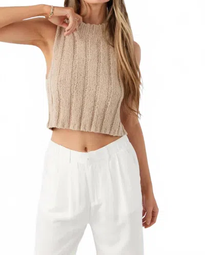 O'neill Skyview Top In Beige In Brown