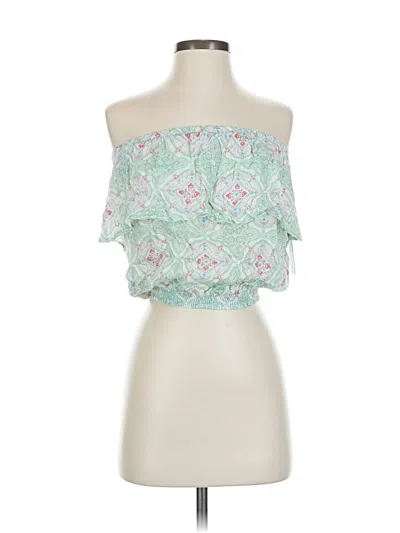 Pre-owned O'neill Sleeveless Blouse In Green