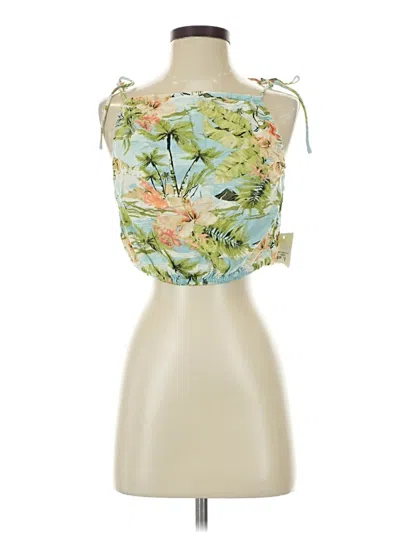 Pre-owned O'neill Sleeveless Blouse In Green