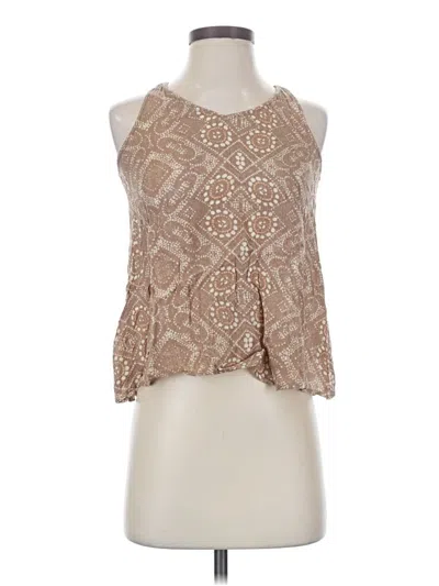 Pre-owned O'neill Sleeveless Blouse In Tan