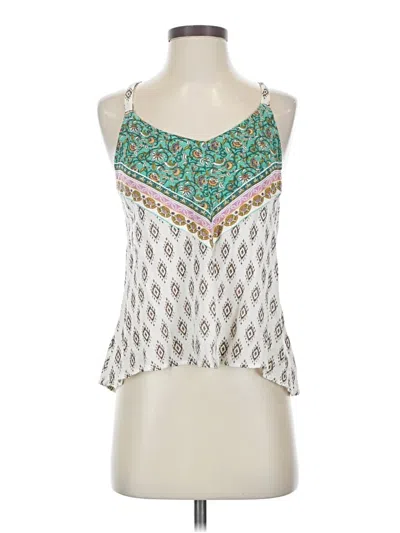 Pre-owned O'neill Sleeveless Blouse In White