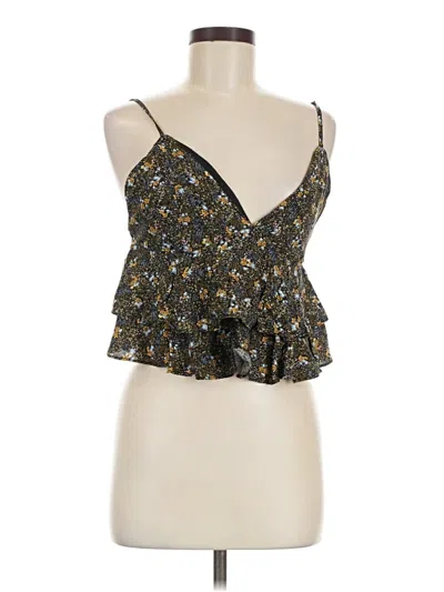Pre-owned O'neill Sleeveless Top Black Halter Neckline Tops