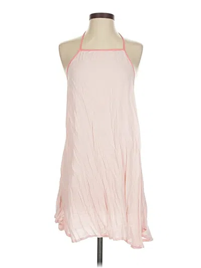 Pre-owned O'neill Sleeveless Top Pink Halter Neckline Tops