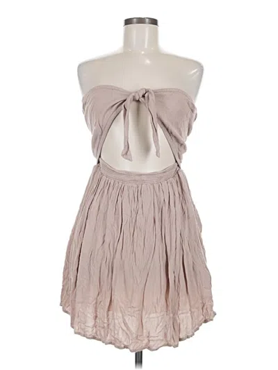 Pre-owned O'neill Sleeveless Top Tan Strapless Neckline Tops