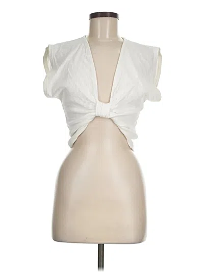 Pre-owned O'neill Sleeveless T-shirt In White