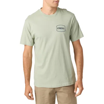 O'neill Stamped Graphic T-shirt In Seagrass