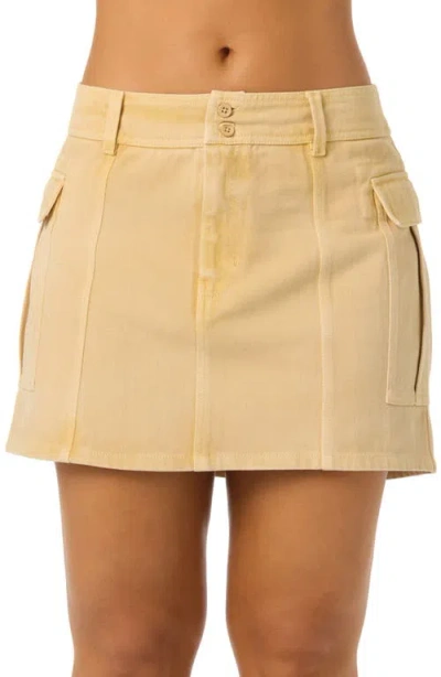 O'neill Stella Cargo Miniskirt In Neutral