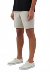 O'neill Stockton Print Elastic Shorts In Khaki In White