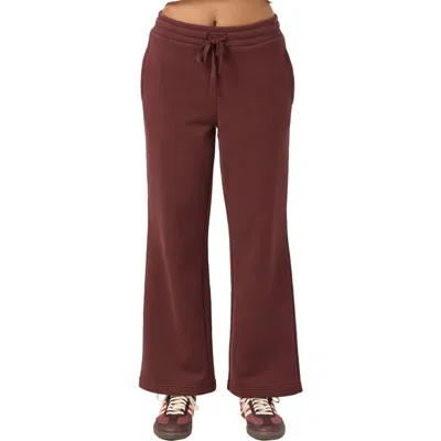 O'neill Straight Leg Fleece Sweatpants In Brown