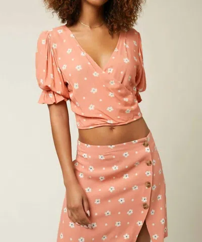 O'neill Stream Top In Canyon Clay In Orange