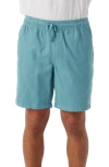 O'neill Stretch Corduroy Drawstring Shorts In Scrub Blue