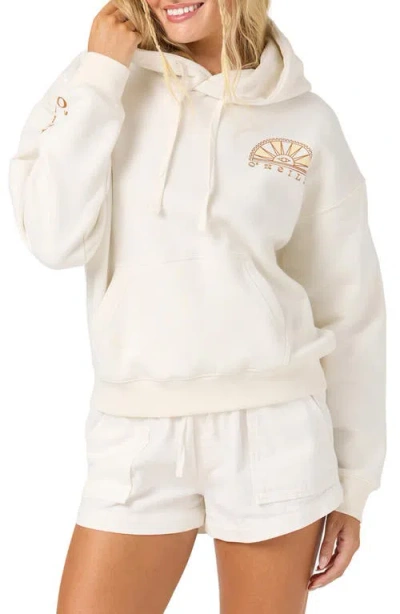 O'neill Sun Eye Relaxed Graphic Hoodie In White