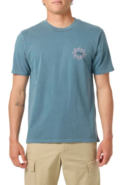 O'neill Sun Palm Graphic T-shirt In Blue