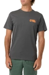 O'neill Sun Stack Cotton Graphic T-shirt In Gray