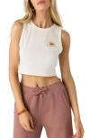 O'neill Sunny Palms Graphic Tank In Winter White