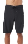 O'neill Superfreak Solid 21 Water Resistant Swim Trunks In Black