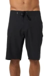 O'neill Superfreak Solid 21 Water Resistant Swim Trunks In Black