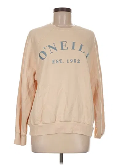 Pre-owned O'neill Sweatshirt In Tan