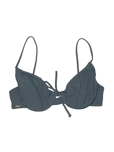 Pre-owned O'neill Swimsuit Top Gray Swimwear