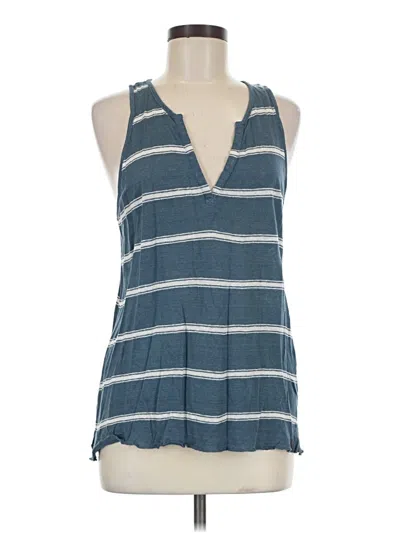 Pre-owned O'neill Tank Top Blue Plunge Neckline Tops