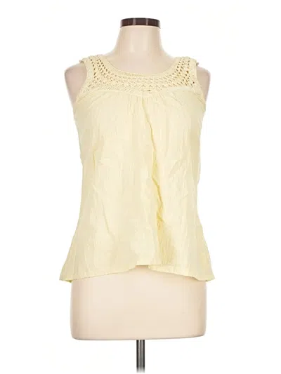 Pre-owned O'neill Tank Top Yellow Halter Neckline Tops