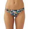 O'neill Tatum Alamitos Womens Floral Bikini Swim Bottom Separates In Black