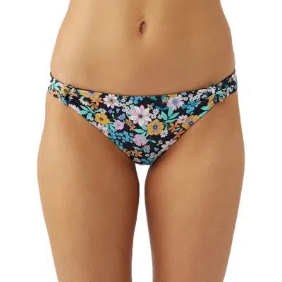 O'neill Tatum Alamitos Womens Floral Bikini Swim Bottom Separates In Black