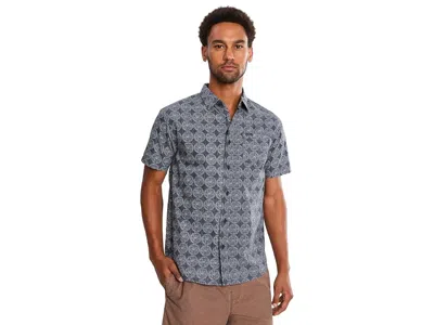 O'neill Terrace Standard Short Sleeve Shirt Men's Clothing Navy: Sm, Cotton