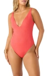 O'neill Textured One-piece Swimsuit