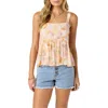 O'neill Teya Crinkled Camisole In Tapioca