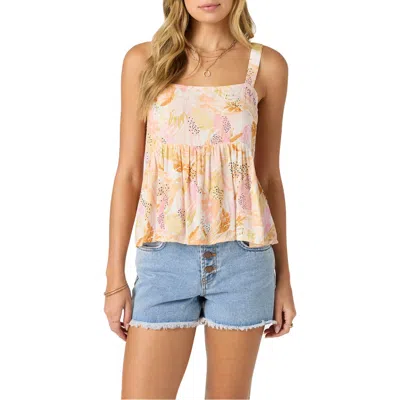 O'neill Teya Crinkled Camisole In Tapioca