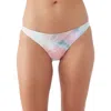 O'neill The Flamenco Womens Tie-dye Lined Swim Bottom Separates In Multi
