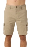O'neill Trails Cargo Shorts In Khaki
