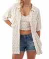 O'neill Tricia Daisy Top In Winter White In White