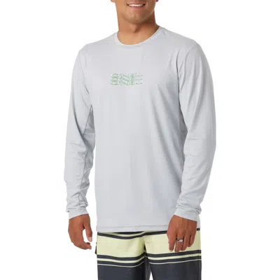 O'neill Triple Stretch Upf Long Sleeve Rashguard In Gray