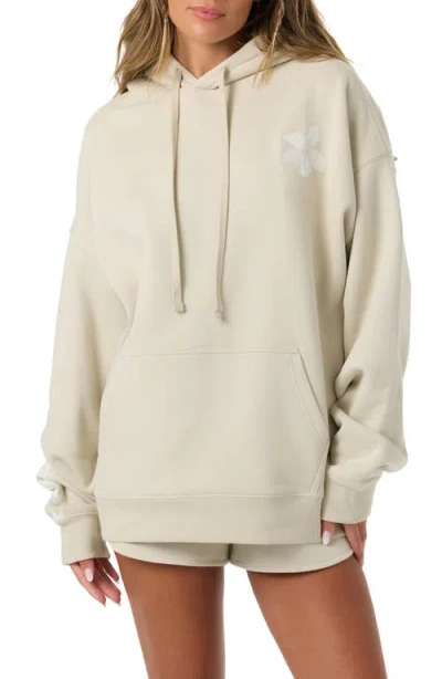 O'neill Tropic Melt Oversize Cotton Blend Hoodie In Gray