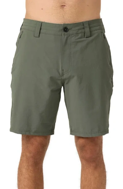 O'neill Trvlr Enduro Hybrid Shorts In Dark Olive