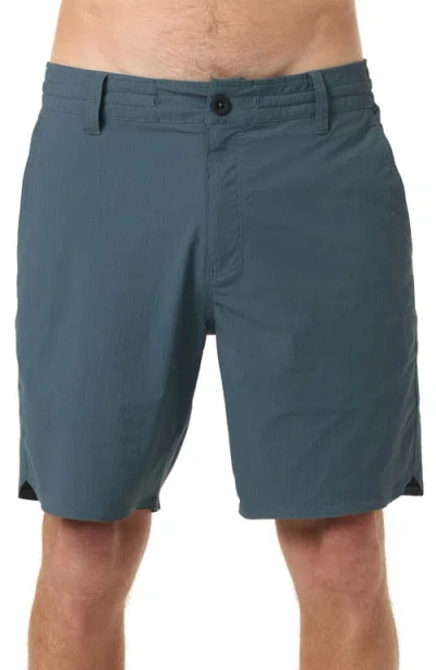 O'neill Trvlr Halfback Performance Hybrid Shorts In Blue