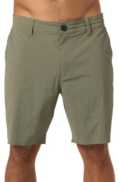 O'neill Trvlr Halfback Performance Hybrid Shorts In Green