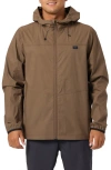 O'neill Trvlr Hooded Water Repellent Jacket In Multi