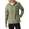 O'neill Men's Traveler Windbreaker Stretch Jacket In Deep Lichen Green