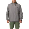 O'neill Trvlr Hooded Water Repellent Windbreaker In Gray