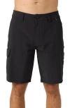 O'neill Trvlr Hybrid Cargo Shorts In Black