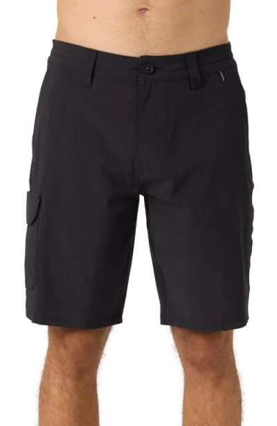 O'neill Trvlr Hybrid Cargo Shorts In Black